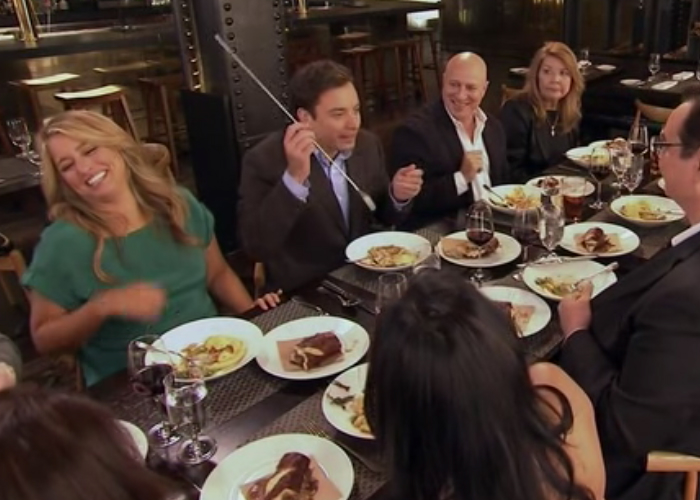 Jimmy Fallon.  Perhaps the only judge who acted like giving somebody the ax was harder on him (I'm gonna have to really go out and have a couple drinks after this) than the contestant. He did have some sage advice: Taste your food.  Did you write that one down?