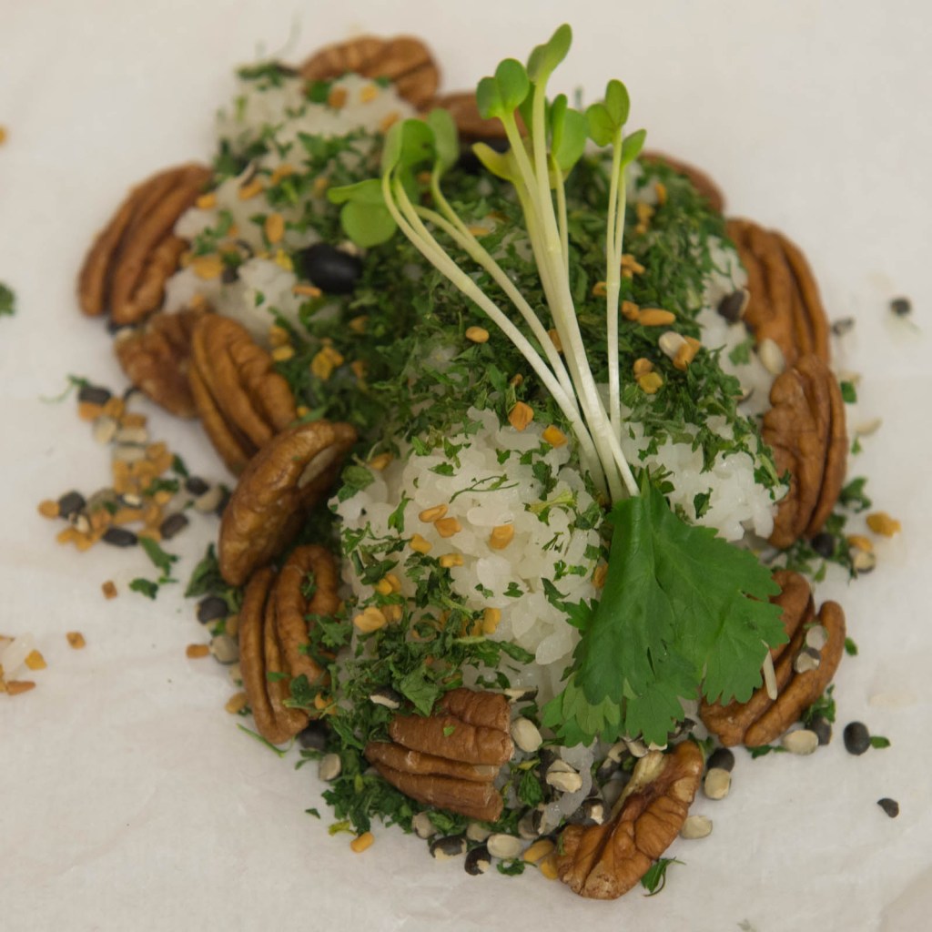 On Sunday, makers of onigiri -- a Japanese delicacy of white rice
