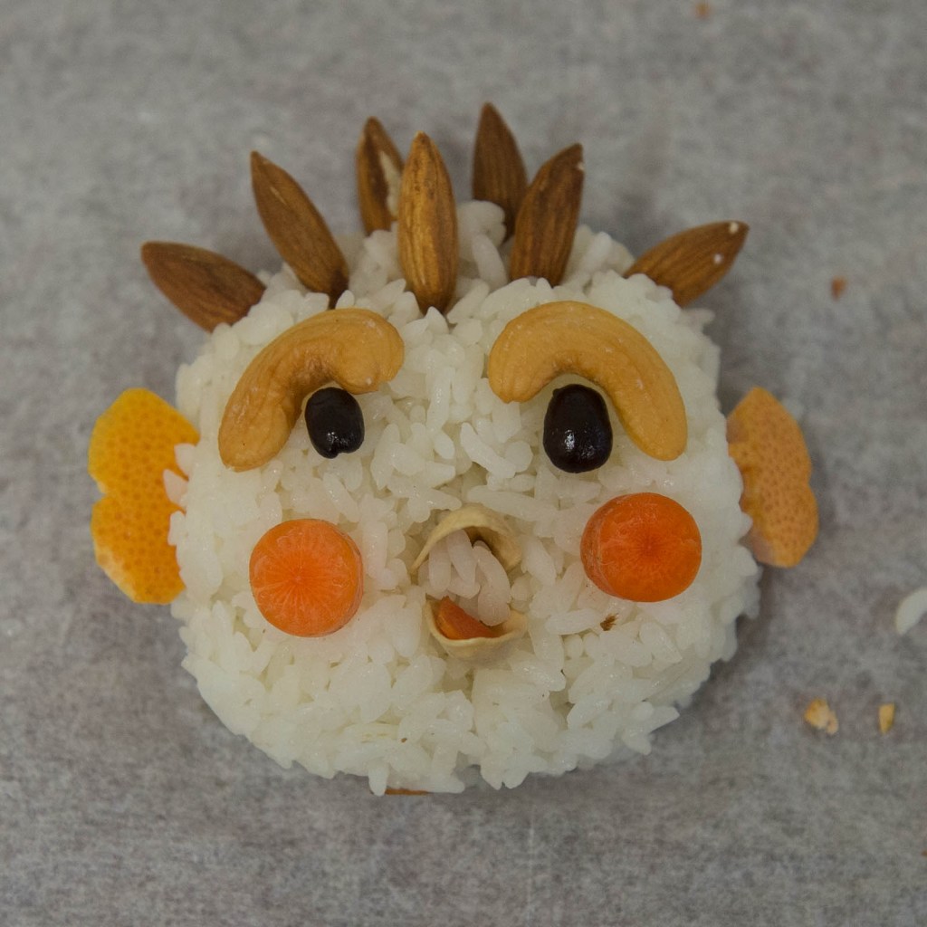 On Sunday, makers of onigiri -- a Japanese delicacy of white rice