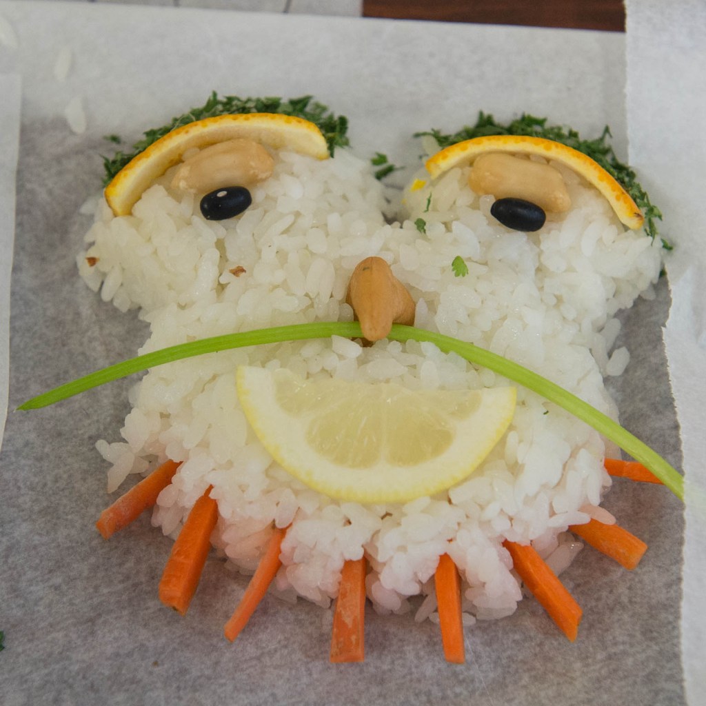 On Sunday, makers of onigiri -- a Japanese delicacy of white rice