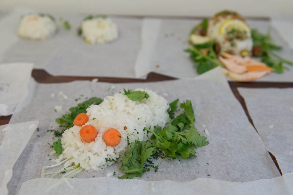 On Sunday, makers of onigiri -- a Japanese delicacy of white rice
