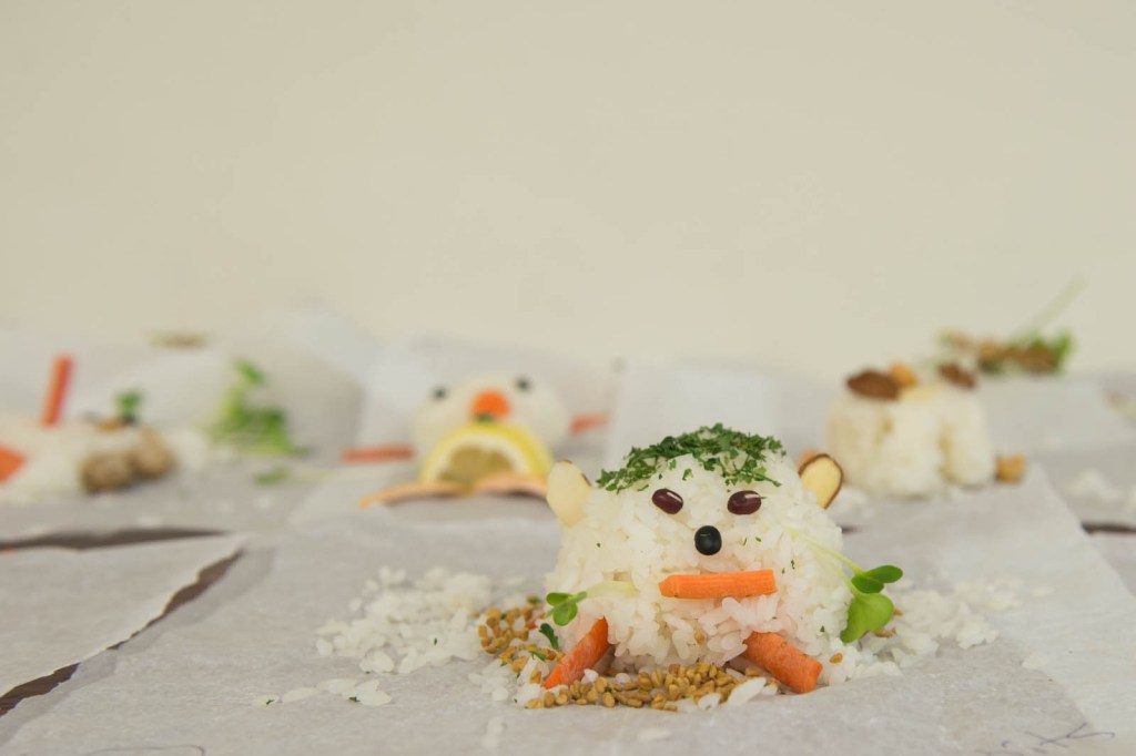 On Sunday, makers of onigiri -- a Japanese delicacy of white rice