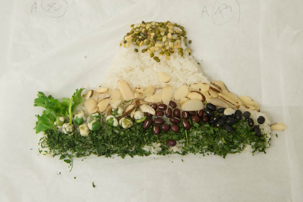 On Sunday, makers of onigiri -- a Japanese delicacy of white rice