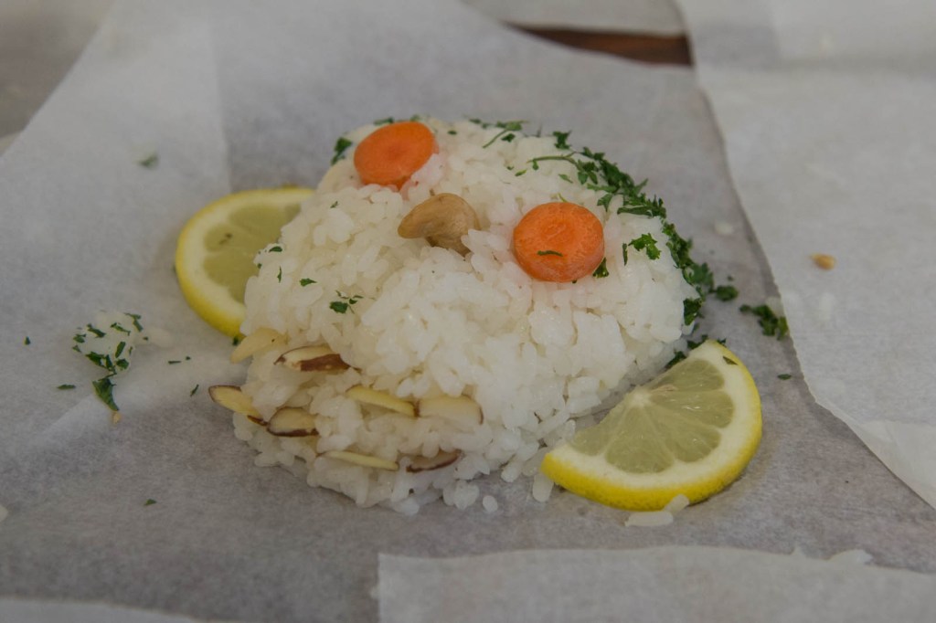 On Sunday, makers of onigiri -- a Japanese delicacy of white rice