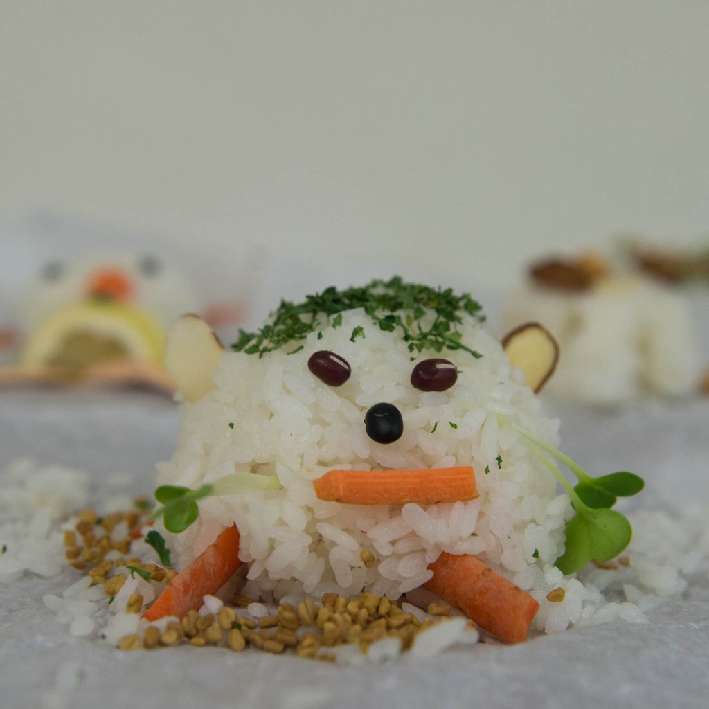 On Sunday, makers of onigiri -- a Japanese delicacy of white rice