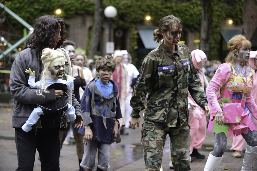 On October 27th, 2012, zombies took over Occidental Park for Thrill The