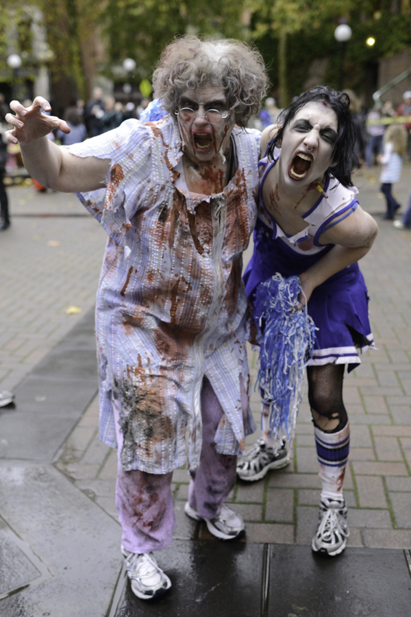 On October 27th, 2012, zombies took over Occidental Park for Thrill The