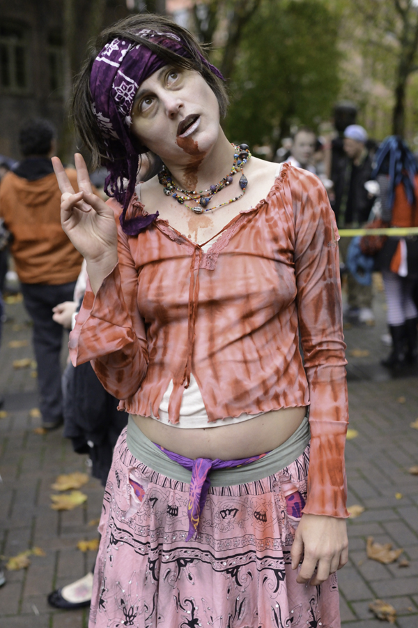 On October 27th, 2012, zombies took over Occidental Park for Thrill The