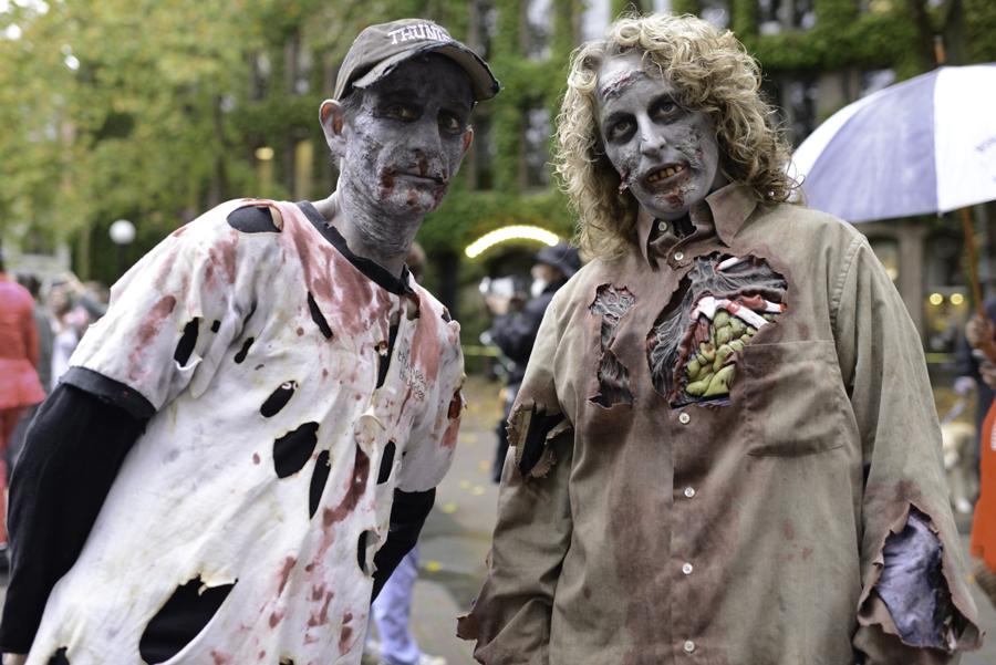 On October 27th, 2012, zombies took over Occidental Park for Thrill The