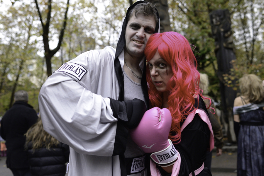 On October 27th, 2012, zombies took over Occidental Park for Thrill The