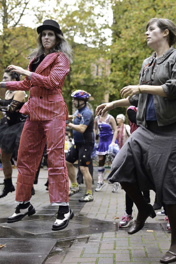 On October 27th, 2012, zombies took over Occidental Park for Thrill The