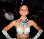 Partiers left their heads, inhibitions and clothes at home last Friday night