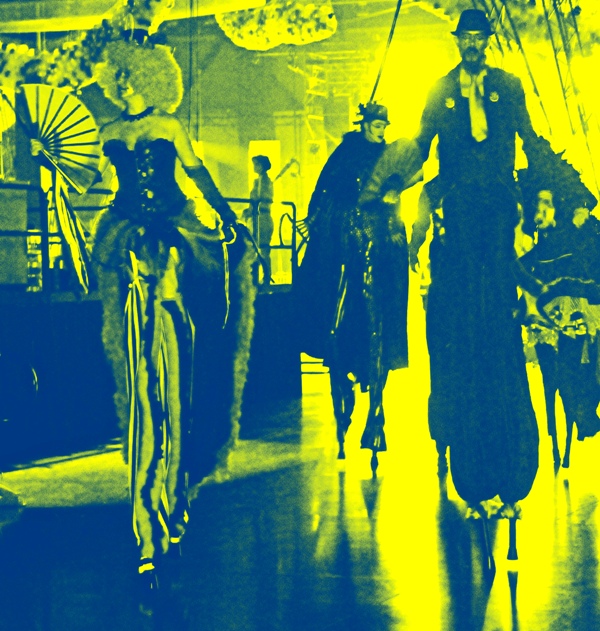 Partiers left their heads, inhibitions and clothes at home last Friday night