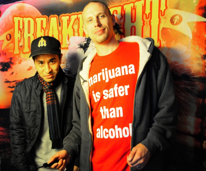 Partiers left their heads, inhibitions and clothes at home last Friday night