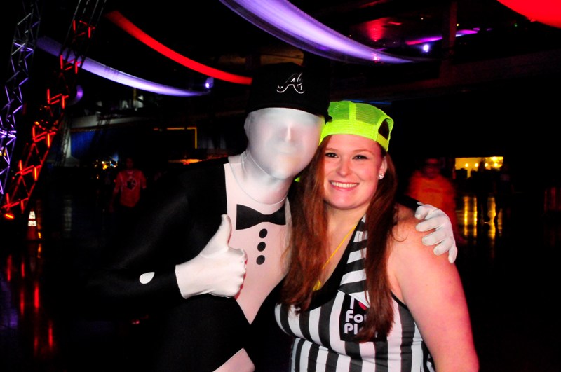 Partiers left their heads, inhibitions and clothes at home last Friday night