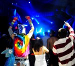 Partiers left their heads, inhibitions and clothes at home last Friday night