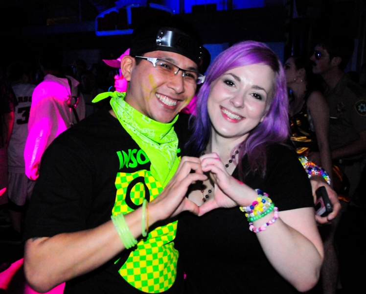 Partiers left their heads, inhibitions and clothes at home last Friday night