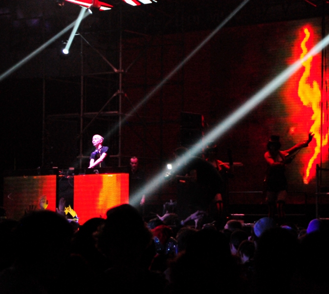 Partiers left their heads, inhibitions and clothes at home last Friday night