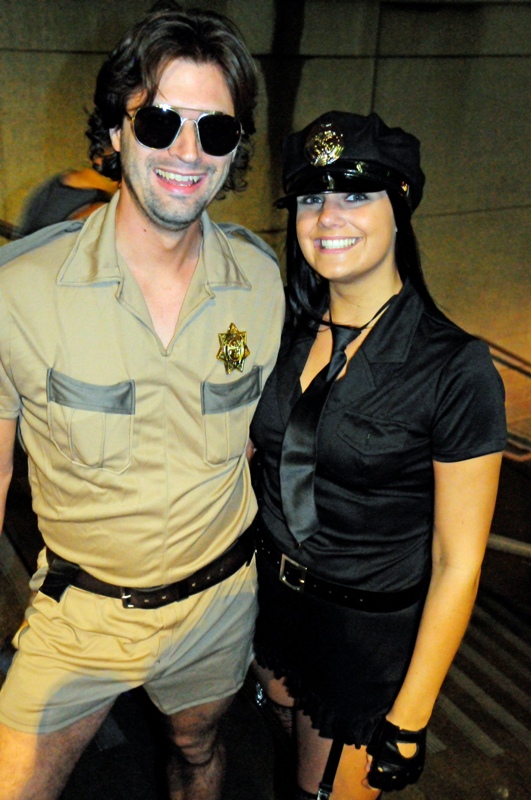 Partiers left their heads, inhibitions and clothes at home last Friday night