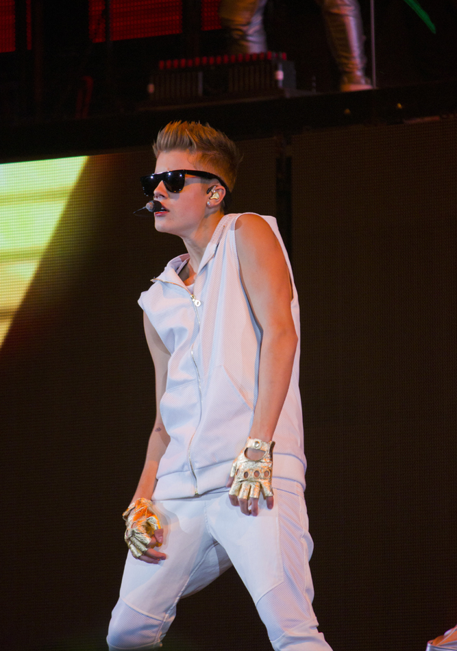 Justin Bieber, a.k.a. the Biebs, played to his legions of adoring fans