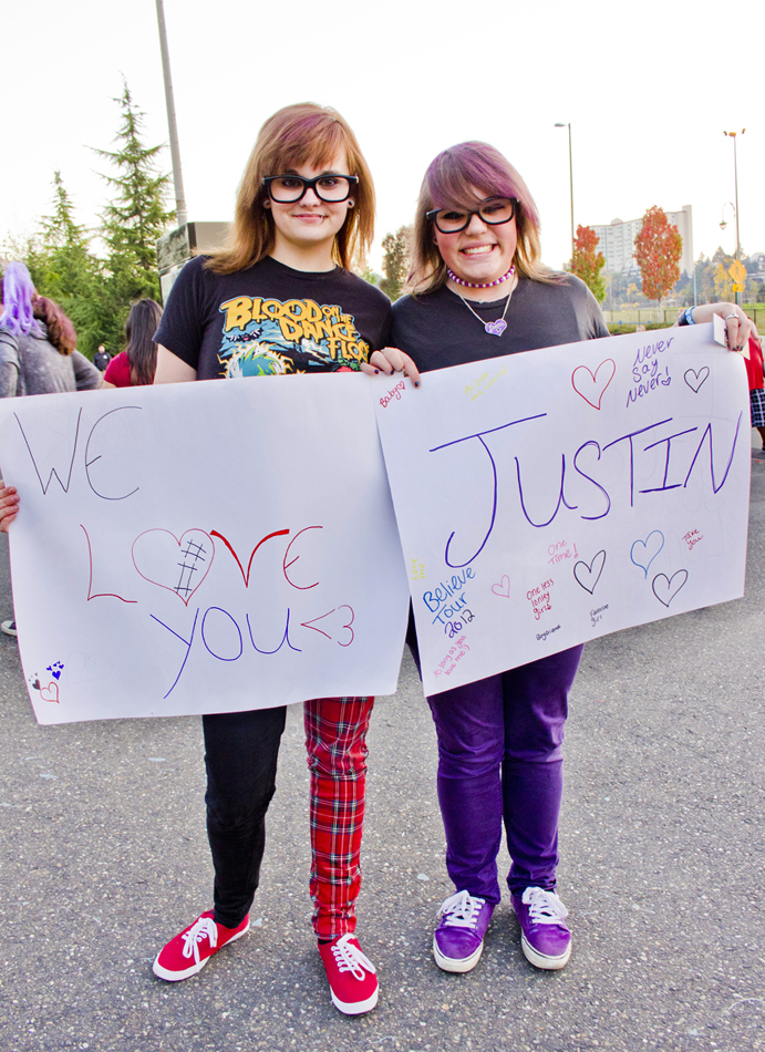 Justin Bieber, a.k.a. the Biebs, played to his legions of adoring fans