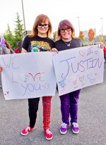 Justin Bieber, a.k.a. the Biebs, played to his legions of adoring fans