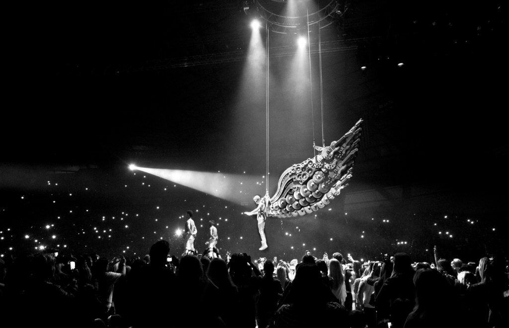 Justin Bieber, a.k.a. the Biebs, played to his legions of adoring fans