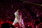 Justin Bieber, a.k.a. the Biebs, played to his legions of adoring fans