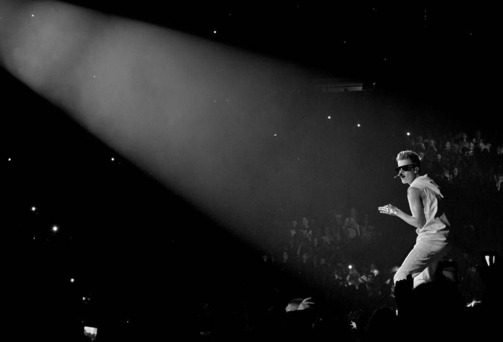 Justin Bieber, a.k.a. the Biebs, played to his legions of adoring fans