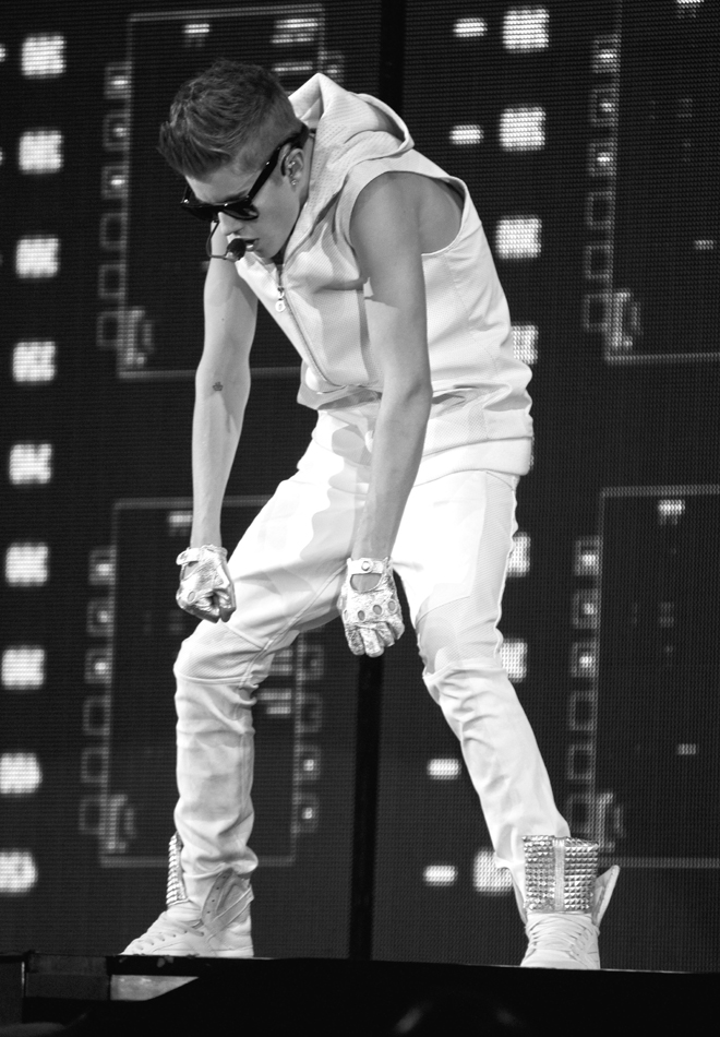 Justin Bieber, a.k.a. the Biebs, played to his legions of adoring fans