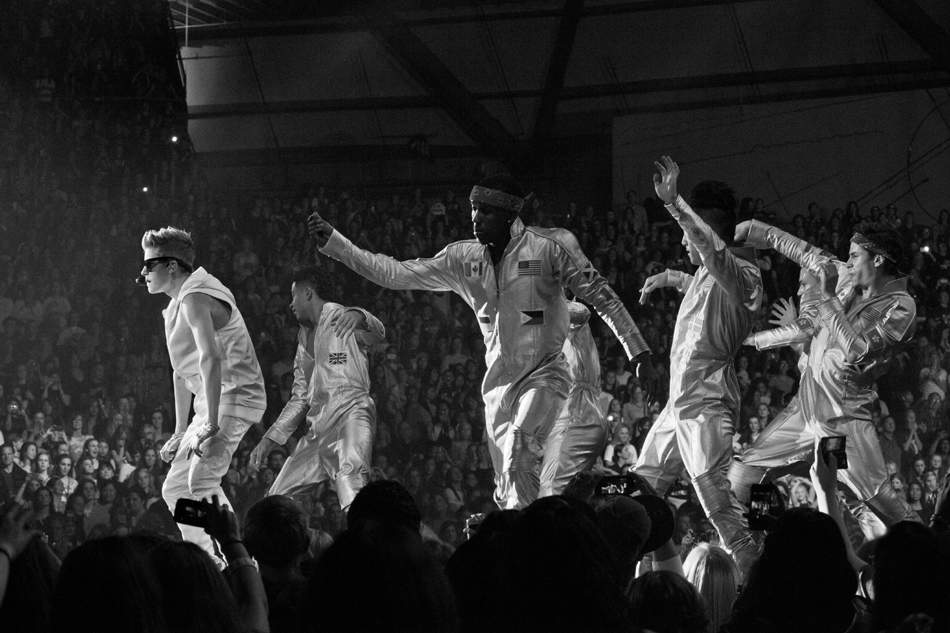 Justin Bieber, a.k.a. the Biebs, played to his legions of adoring fans