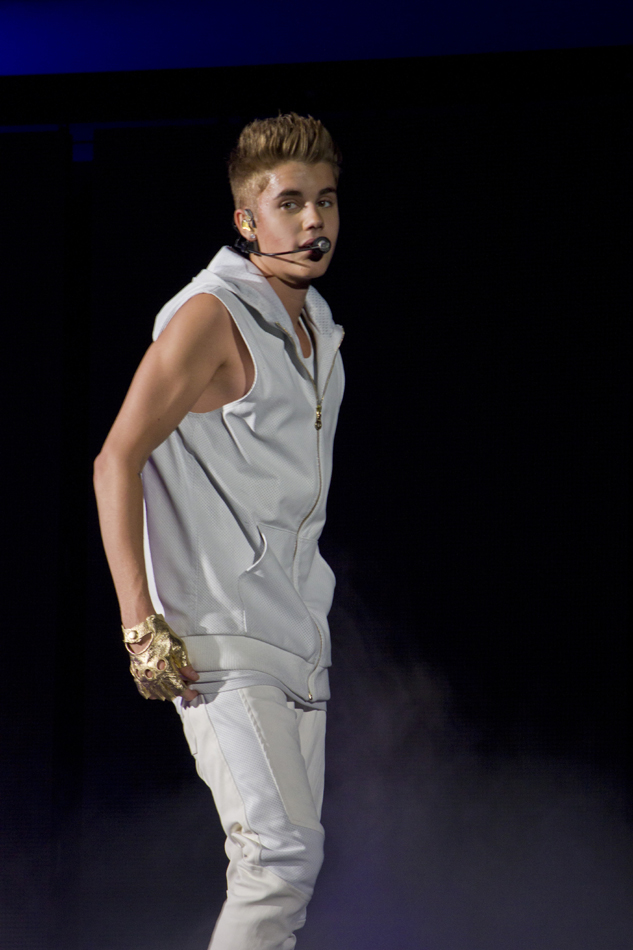 Justin Bieber, a.k.a. the Biebs, played to his legions of adoring fans