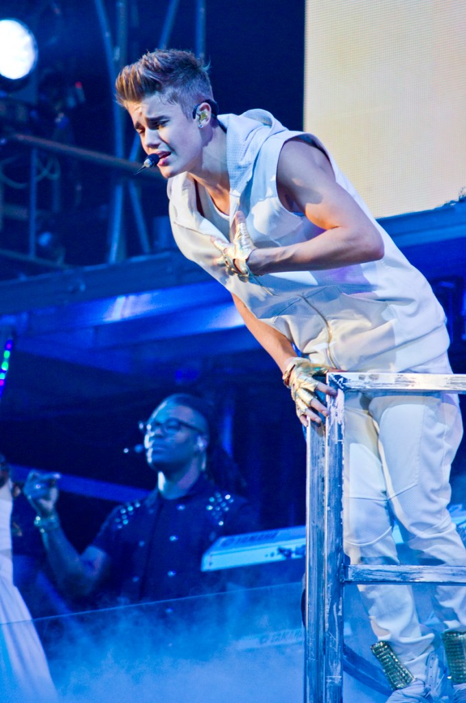 Justin Bieber, a.k.a. the Biebs, played to his legions of adoring fans
