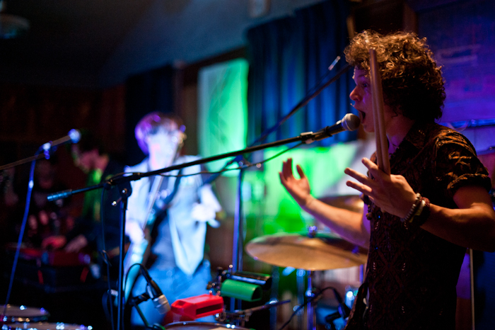 Ballard became a crush of drunk and rocked-out humanity last night as