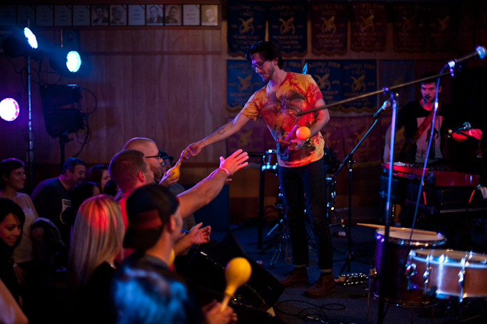 Ballard became a crush of drunk and rocked-out humanity last night as