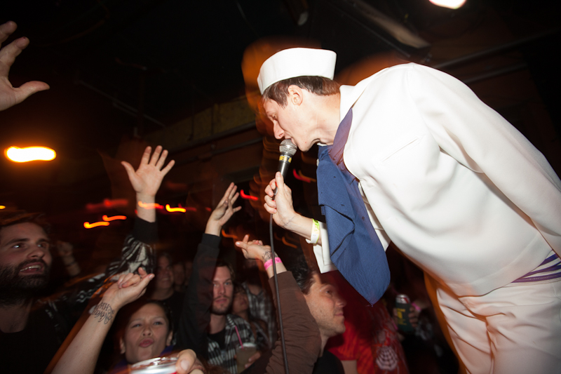 Ballard became a crush of drunk and rocked-out humanity last night as