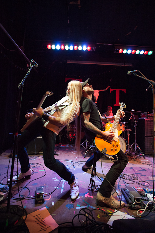 Ballard became a crush of drunk and rocked-out humanity last night as