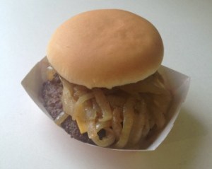 A Fred Burger Finding the Fair's Best Onion Burger
