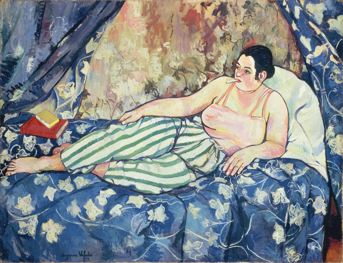 ELLES: WOMEN ARTISTS FROM THE CENTRE POMPIDOU, PARIS. October 11, 2012 aE“ January 12, 2013.The Blue Room (La chambre bleue), 1923, Suzanne Valadon.