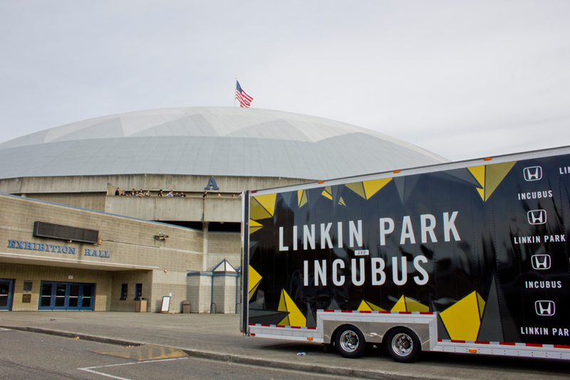 Linkin Park and Incubus brought their rock to the Tacoma Dome Wednesday,