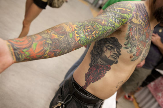 People came out to strut their tats at the 2012 Seattle Tattoo Expo.