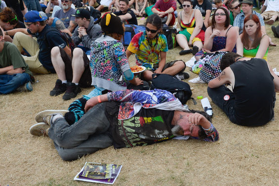 Some people, understandably, got really stoned at Hempfest 2012.