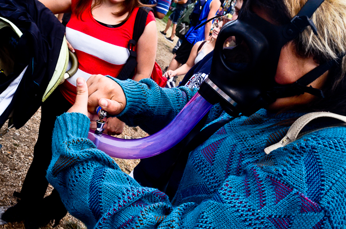 The ever-popular modified gasmask.