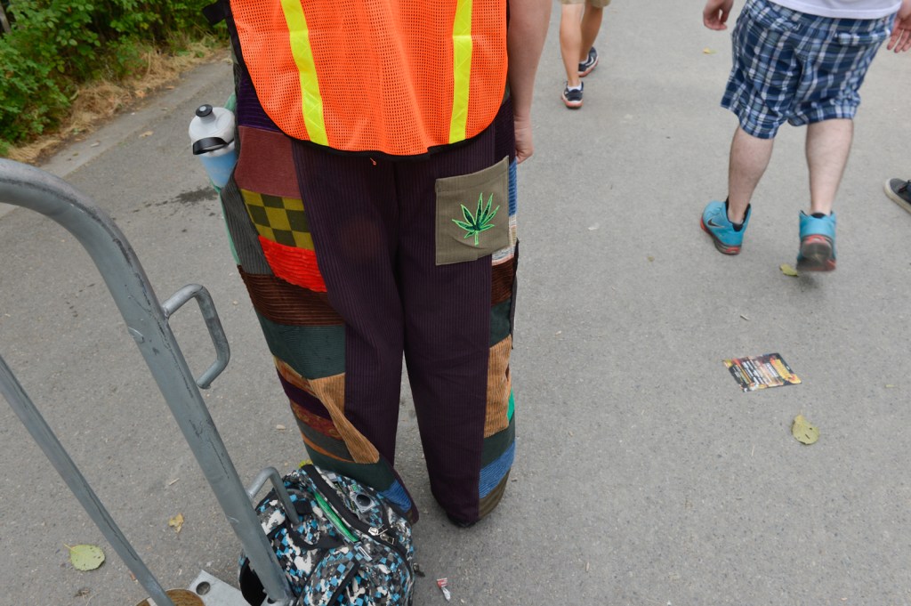 Some people come to Hempfest to protest. Others to party. Some just