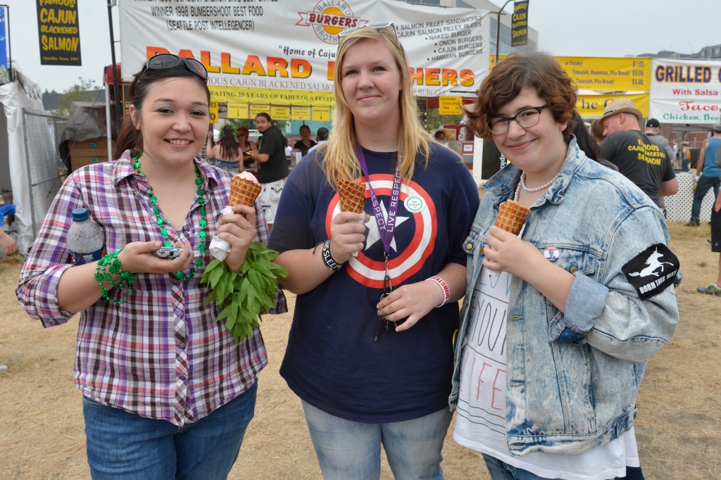 Some people come to Hempfest to protest. Others to party. Some just