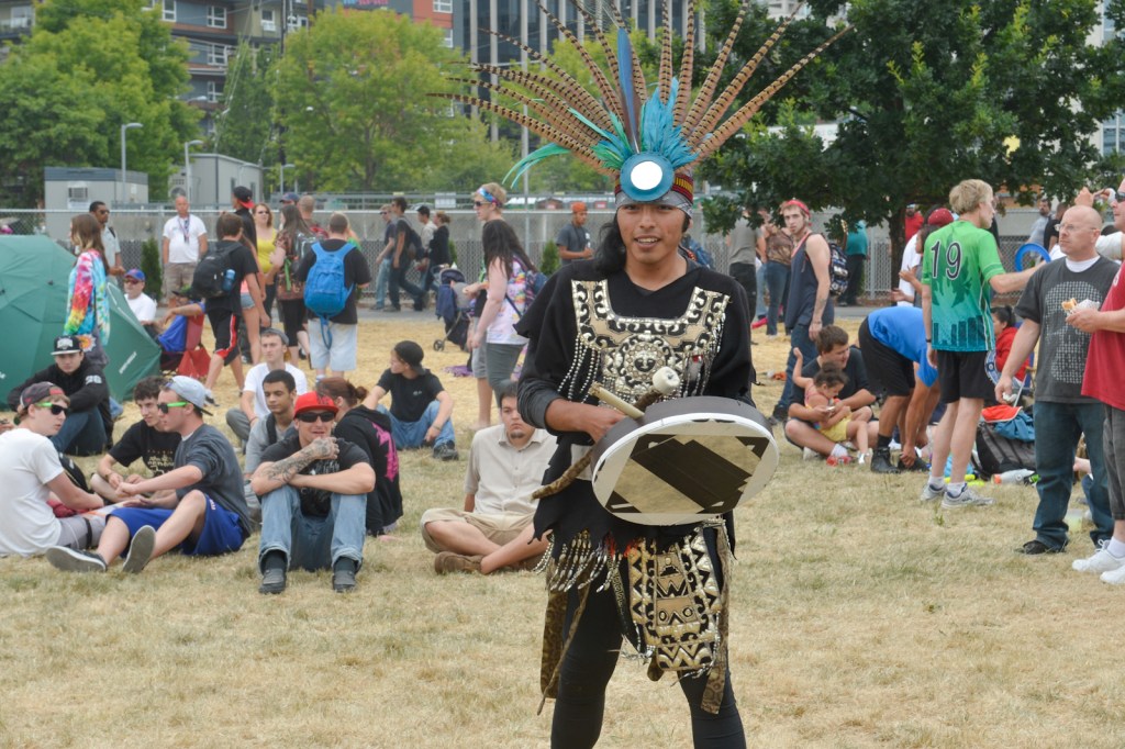 Some people come to Hempfest to protest. Others to party. Some just