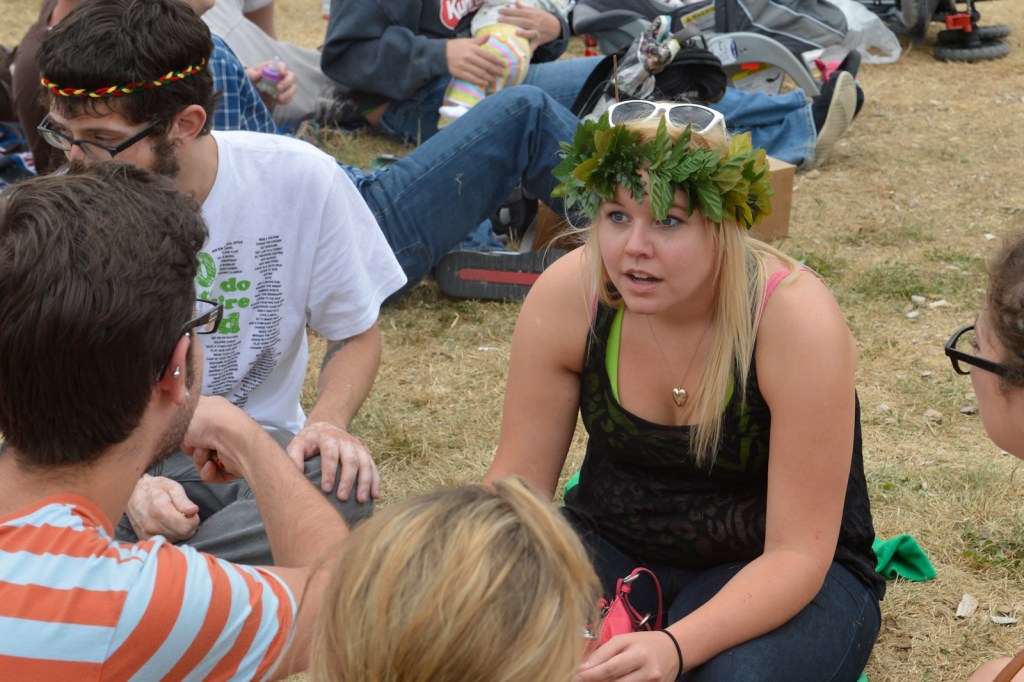 Some people come to Hempfest to protest. Others to party. Some just