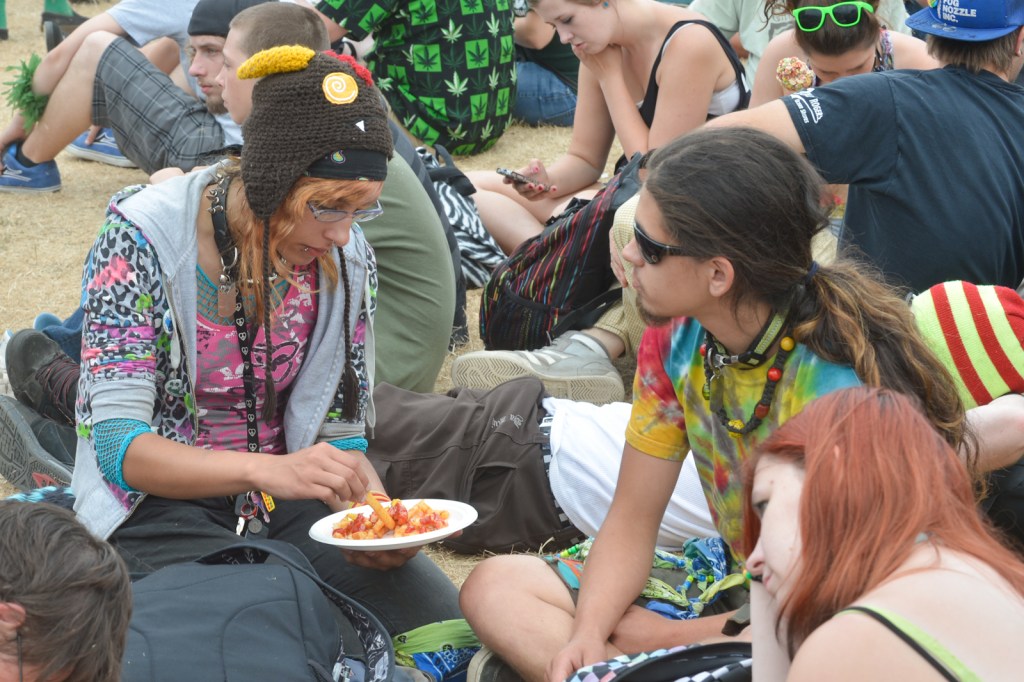 Some people come to Hempfest to protest. Others to party. Some just