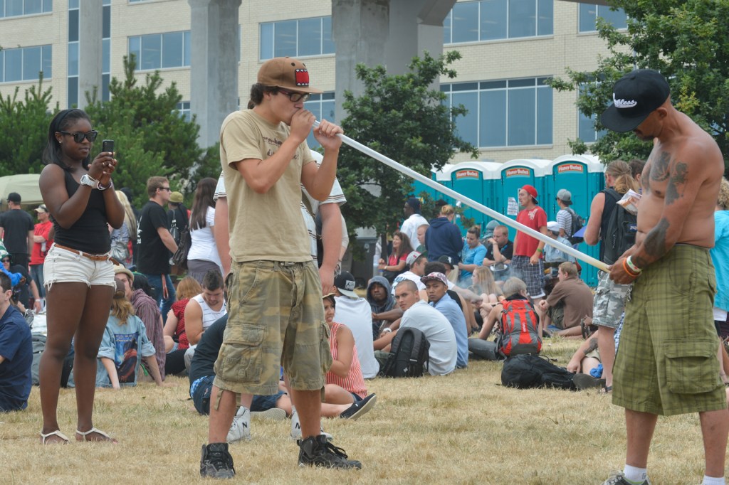 Some people come to Hempfest to protest. Others to party. Some just