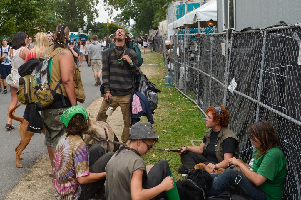 Some people come to Hempfest to protest. Others to party. Some just